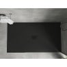Mexen Hugo brodzik prostokątny SMC 160 x 100 cm, czarny, maskownica czarna - 42701016-B