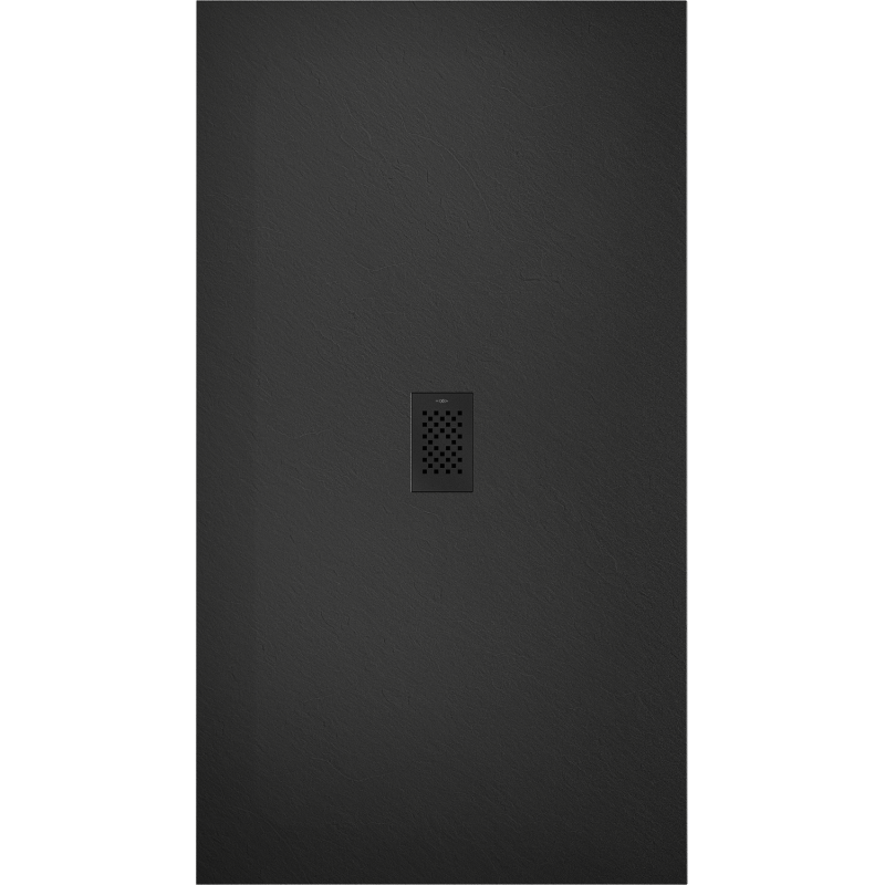 Mexen Hugo receveur de douche rectangulaire SMC 160 x 100 cm, noir, cache noir - 42701016-B
