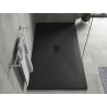Mexen Hugo rectangular SMC shower tray 200 x 100 cm, black, black cover - 42701020-B