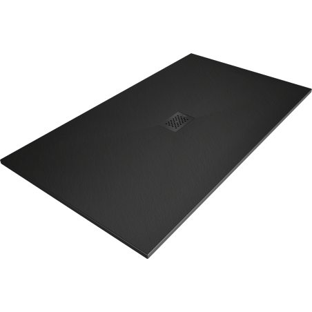 Mexen Hugo base de duche retangular SMC 170 x 100 cm, preto, tampa preta - 42701017-B