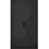 Mexen Hugo rechteckige Duschwanne SMC 200 x 100 cm, schwarz, schwarze Abdeckung - 42701020-B