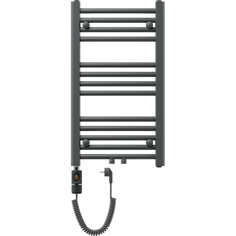 Mexen Ares sähkölämmityspatteri 700 x 400 mm, 300 W, antrasiitti - W102-0700-400-2300-66