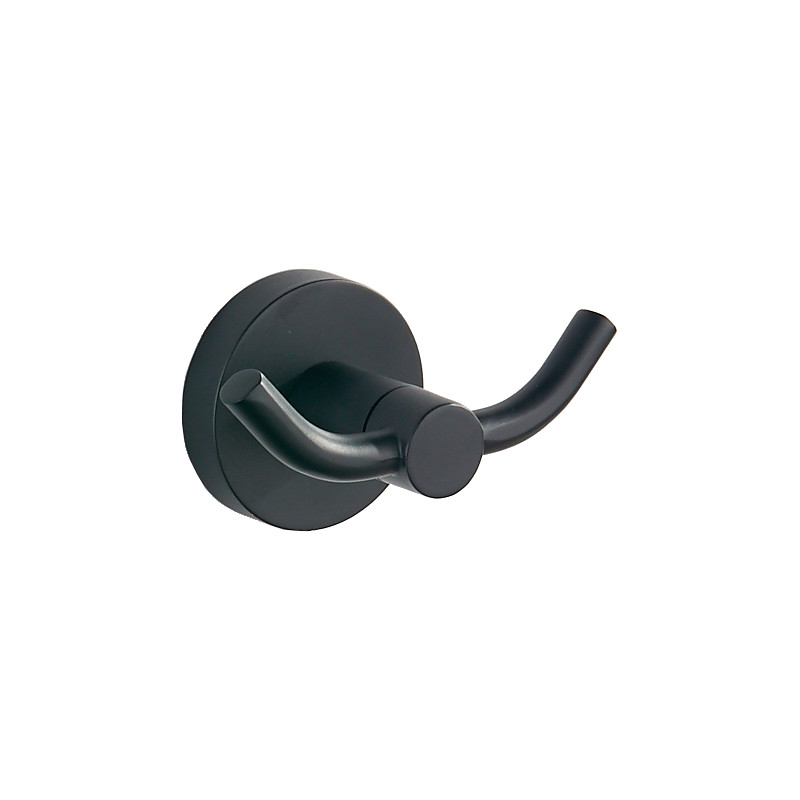 Mexen Remo crochet double pour serviette, noir - 70507352-70
