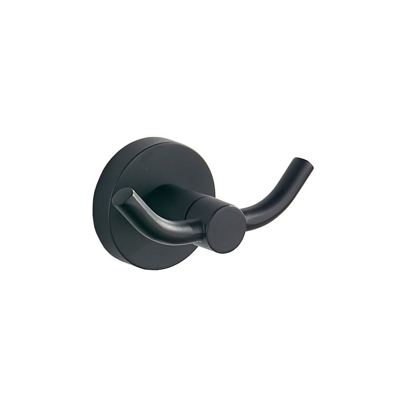 Mexen Remo gancho doble para toallas, negro- 70507352-70