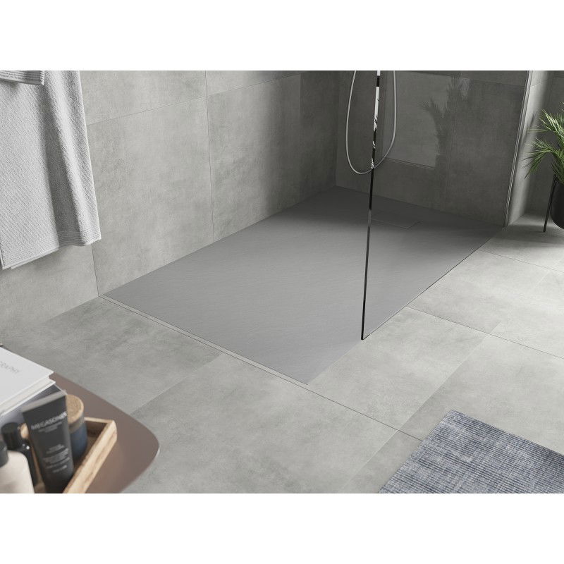 Mexen Hugo rectangular shower tray SMC 150 x 80 cm, grey - 42618015