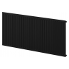 Mexen CH10 Hygiene Heizkörper 900 x 2600 mm, seitliche Anschlüsse, 2322 W, schwarz - W410H-090-260-70