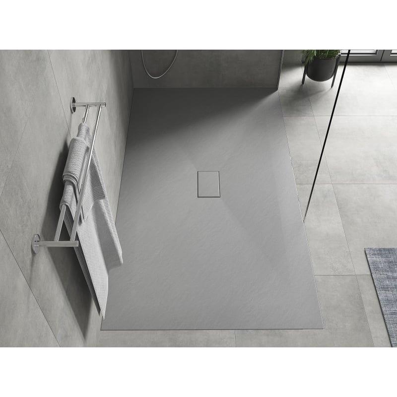 Mexen Hugo rectangular SMC shower tray 150 x 100 cm, gray - 42611015