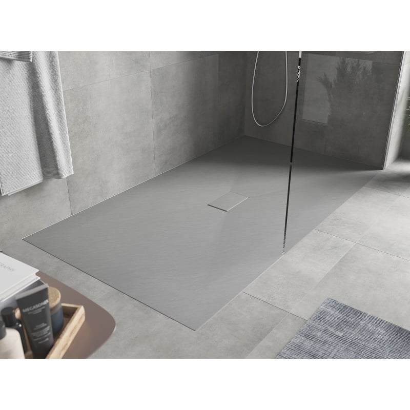 Mexen Hugo rectangular SMC shower tray 150 x 100 cm, gray - 42611015