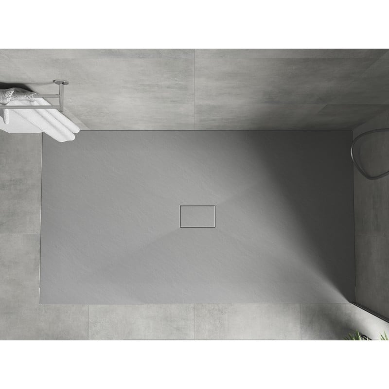 Mexen Hugo receveur de douche rectangulaire SMC 150 x 100 cm, gris - 42611015