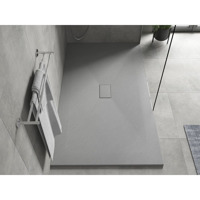 Mexen Hugo rectangular SMC shower tray 150 x 100 cm, gray - 42611015