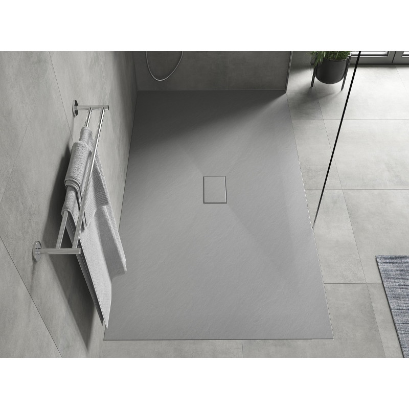 Mexen Hugo rectangular SMC shower tray 160 x 100 cm, gray - 42611016