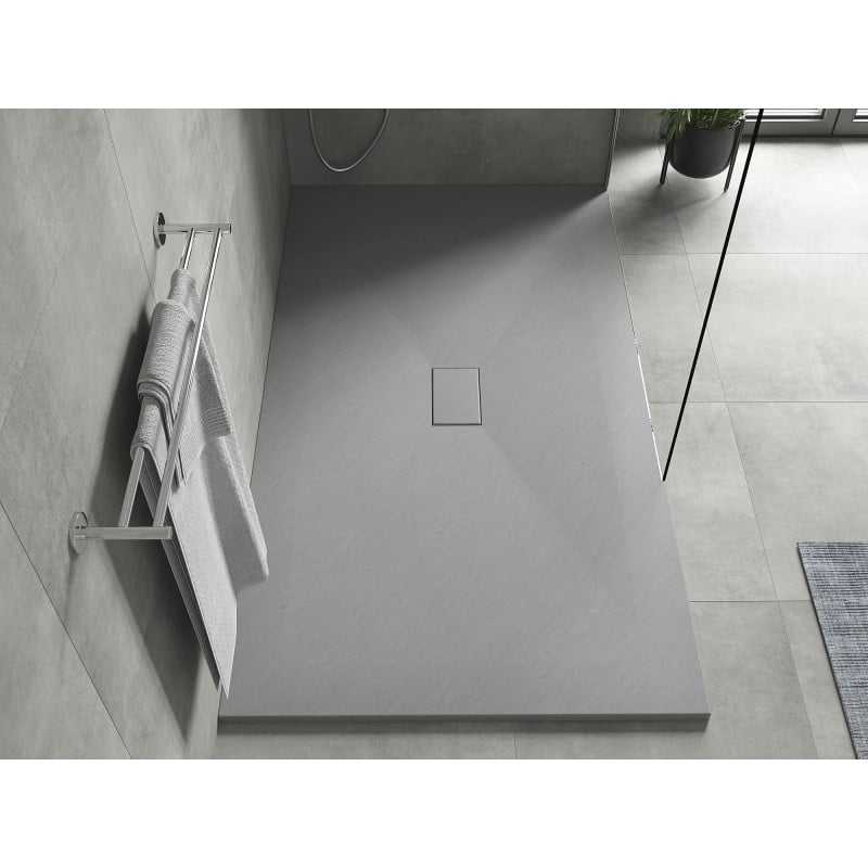 Mexen Hugo brodzik prostokątny SMC 160 x 100 cm, szary - 42611016