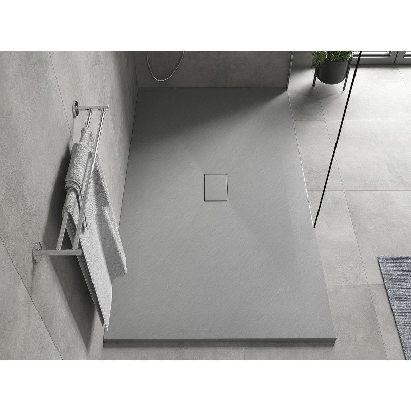 Mexen Hugo rectangular SMC shower tray 160 x 100 cm, gray - 42611016