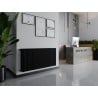 Mexen CH20 Hygiene Plattenheizkörper 300 x 600 mm, seitliche Anschlüsse, 382 W, schwarz - W420H-030-060-70