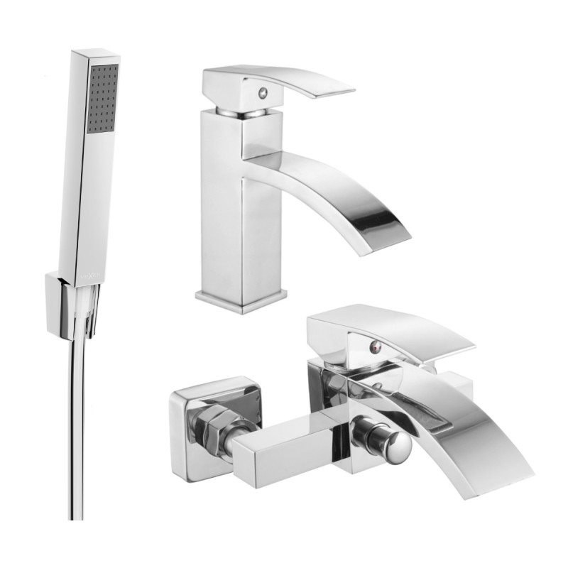 Mexen Libra R77 vannikomplekt, kroom - 745103R77-00
