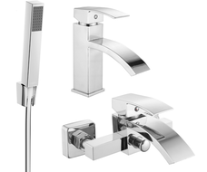 Mexen Libra R77 kylpyammeryhmä, kromi - 745103R77-00