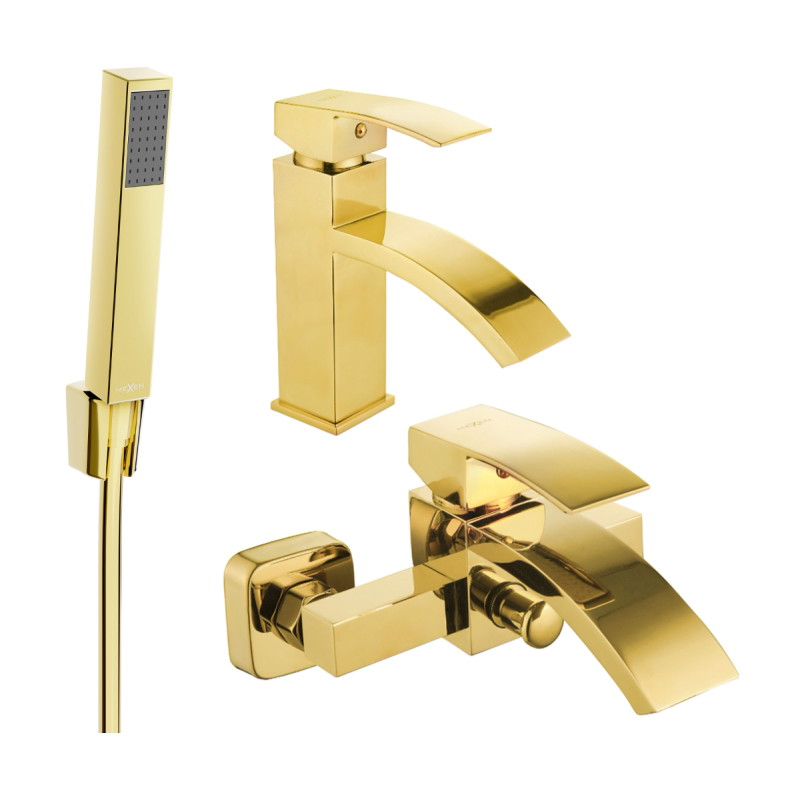Mexen Libra R77 vannikomplekt, kuldne - 745103R77-50