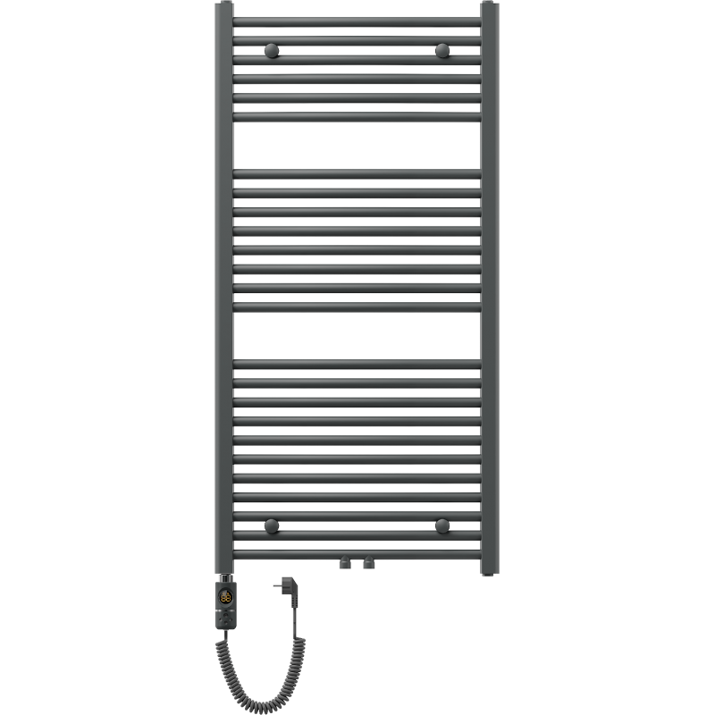 Mexen Ares elektrischer Heizkörper 1200 x 600 mm, 600 W, Anthrazit - W102-1200-600-2600-66