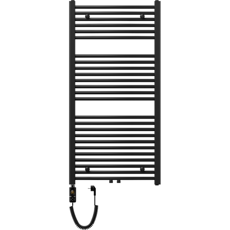 Mexen Ares Elektrischer Heizkörper 1200 x 600 mm, 600 W, Schwarz - W102-1200-600-2600-70
