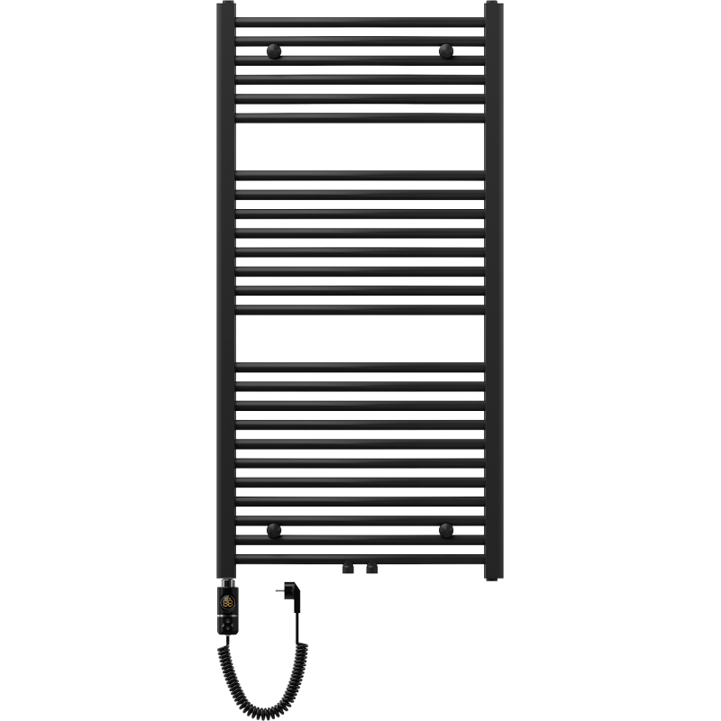 Mexen Ares Elektroheizkörper 1200 x 600 mm, 600 W, schwarz - W102-1200-600-2600-70