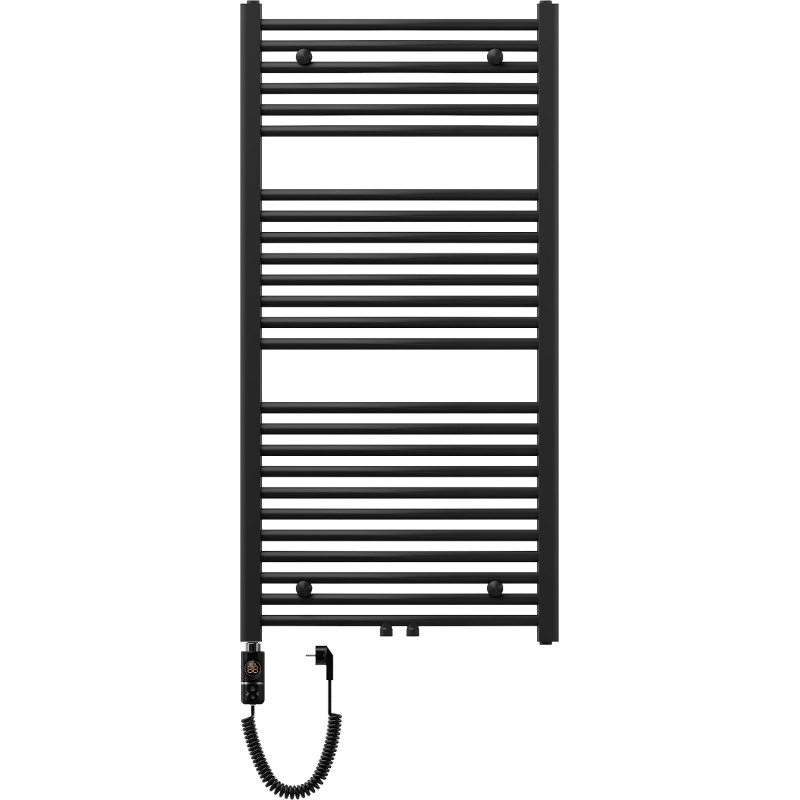 Mexen Ares radiador eléctrico 1200 x 600 mm, 600 W, negro - W102-1200-600-2600-70
