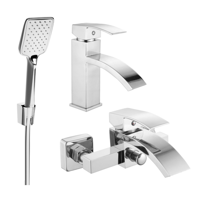 Mexen Libra R62 Bathtub Set, Chrome - 745103R62-00