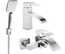 Mexen Libra R62 ensemble de bain, chrome - 745103R62-00
