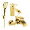 Mexen Libra R62 bath set, gold - 745103R62-50