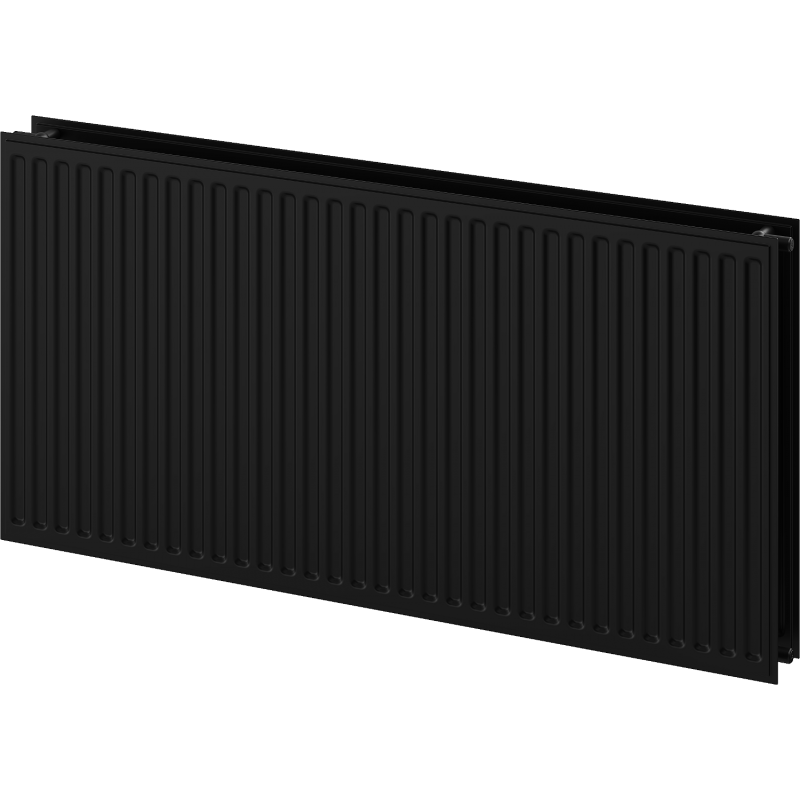Mexen CH20 Hygiene Heizkörper 400 x 1400 mm, seitliche Anschlüsse, 1113 W, schwarz - W420H-040-140-70