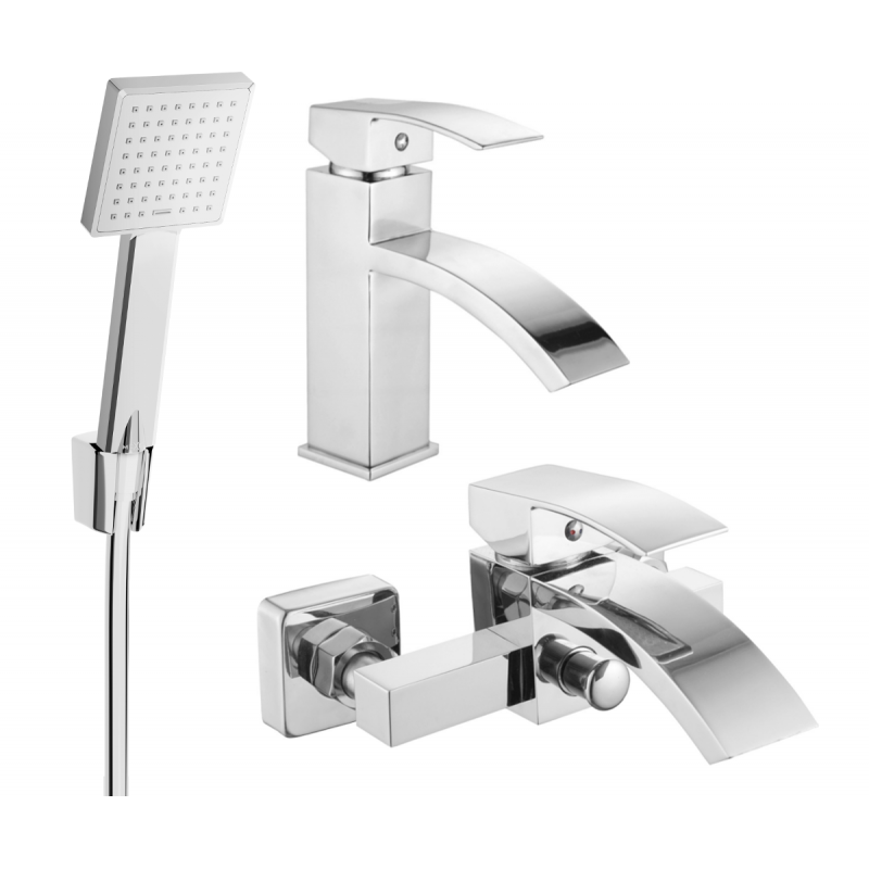 Mexen Libra R45 conjunto de bañera, cromo - 745103R45-00