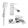 Mexen Libra R45 bathtub set, chrome - 745103R45-00