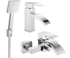 Mexen Libra R45 ensemble de bain, chrome - 745103R45-00