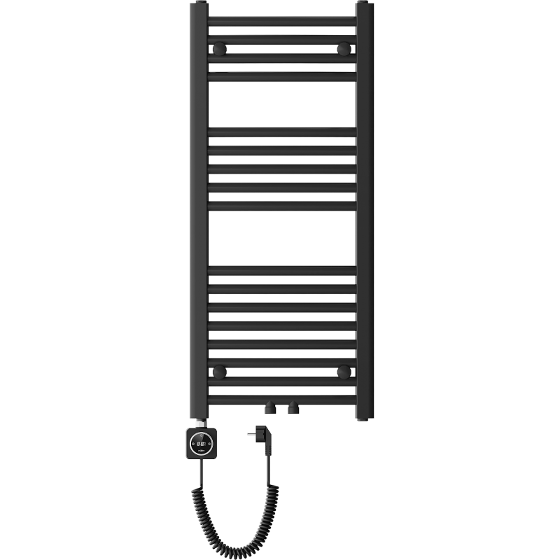 Mexen Ares elektrisk radiator 900 x 400 mm, 300 W, svart - W102-0900-400-6300-70