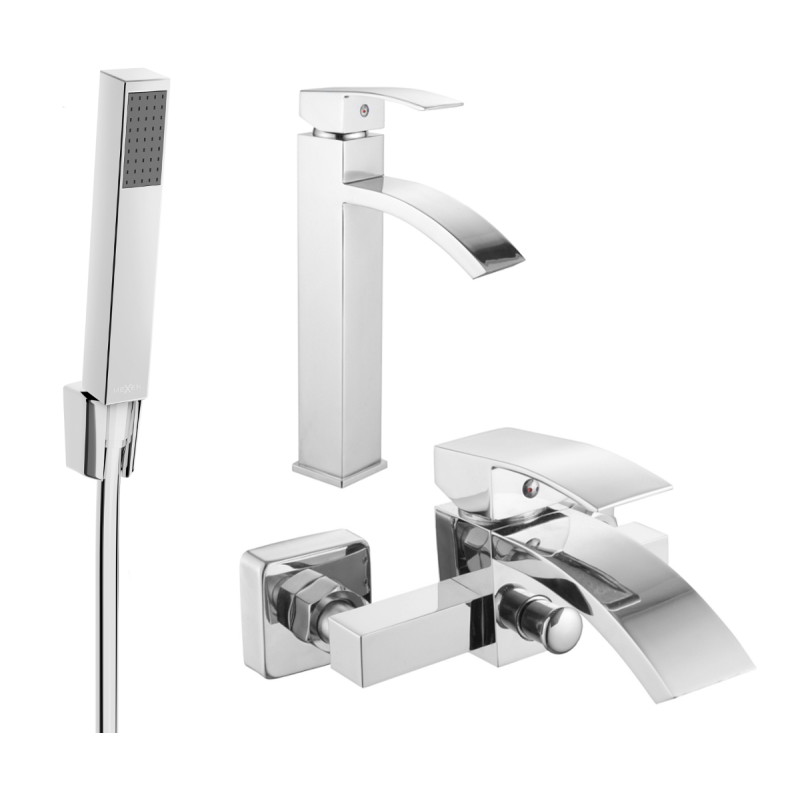 Mexen Libra R77 vannikomplekt, kroom - 745113R77-00