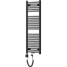 Mexen Ares radiador eléctrico 1200 x 400 mm, 400 W, negro - W102-1200-400-6400-70