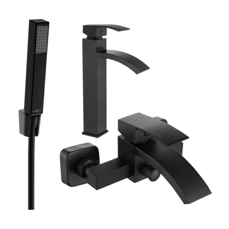 Mexen Libra R77 ensemble de bain, noir - 745113R77-70