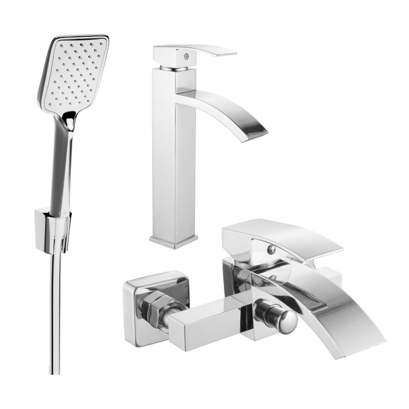 Mexen Libra R62 vannikomplekt, kroom - 745113R62-00