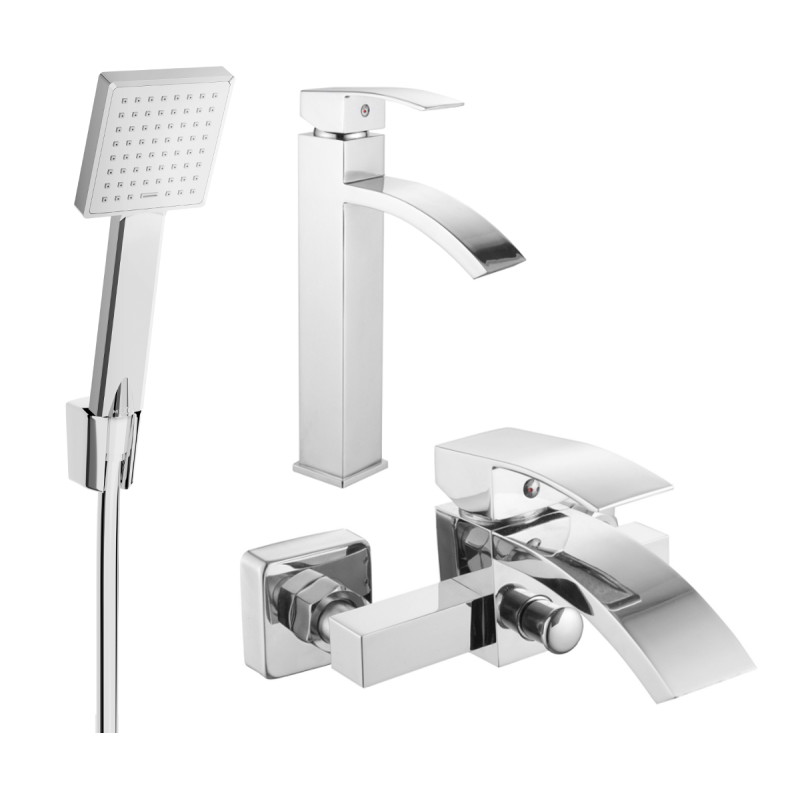 Mexen Libra R45 vannikomplekt, kroom - 745113R45-00