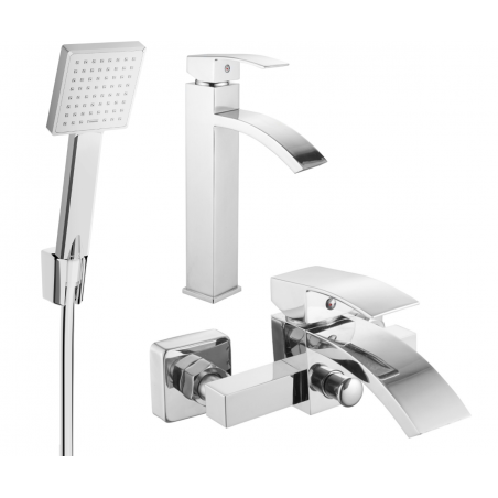 Mexen Libra R45 vannikomplekt, kroom - 745113R45-00