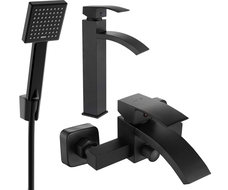 Mexen Libra R45 vannas komplekts, melns - 745113R45-70