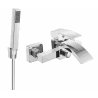 Mexen Libra R77 grifo de baño con conjunto de ducha, cromo - 74513R77-00