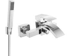 Mexen Libra R77 robinet de baignoire avec ensemble de douche, chrome - 74513R77-00