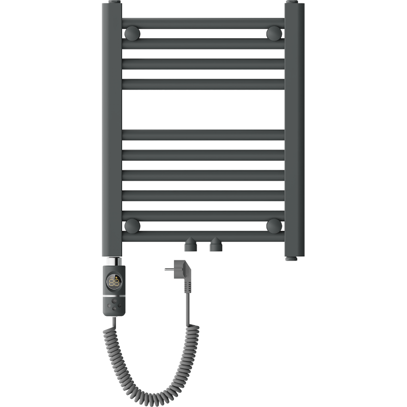 Mexen Mars elektrisk radiator 500 x 400 mm, 300 W, antracit - W110-0500-400-2300-66