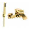 Mexen Libra R77 grifo de bañera con conjunto de ducha, dorado - 74513R77-50