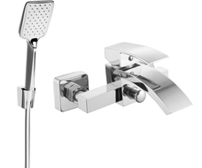 Mexen Libra R62 bath mixer with shower set, chrome - 74513R62-00