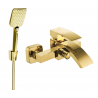 Mexen Libra R62 bath tap with shower set, gold - 74513R62-50