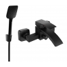 Mexen Libra R62 torneira de banheira com conjunto de chuveiro, preta - 74513R62-70