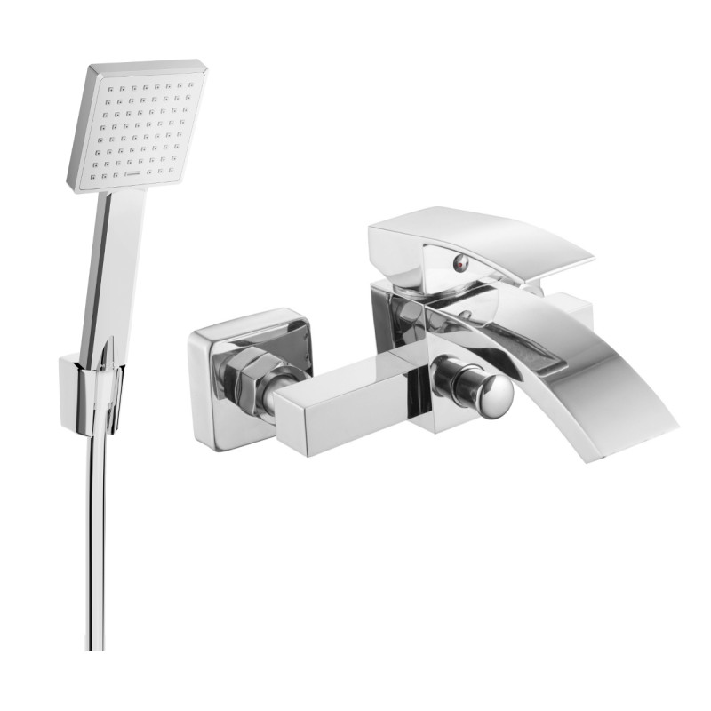 Mexen Libra R45 slavina za kadu s tuš setom, krom - 74513R45-00