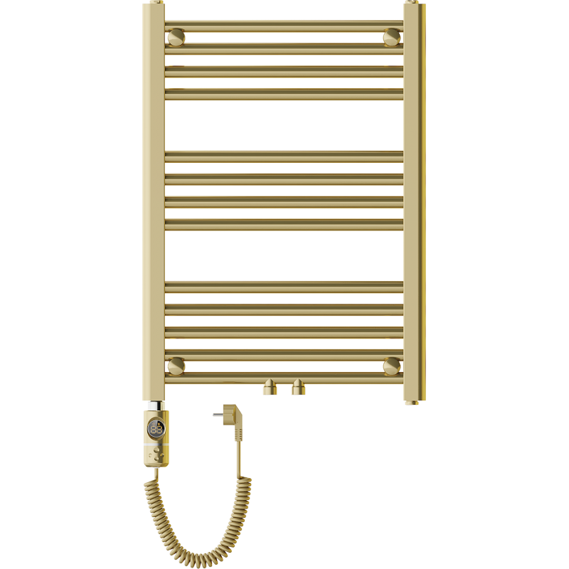 Mexen Mars elektrisk radiator 700 x 500 mm, 300 W, guld - W110-0700-500-2300-50