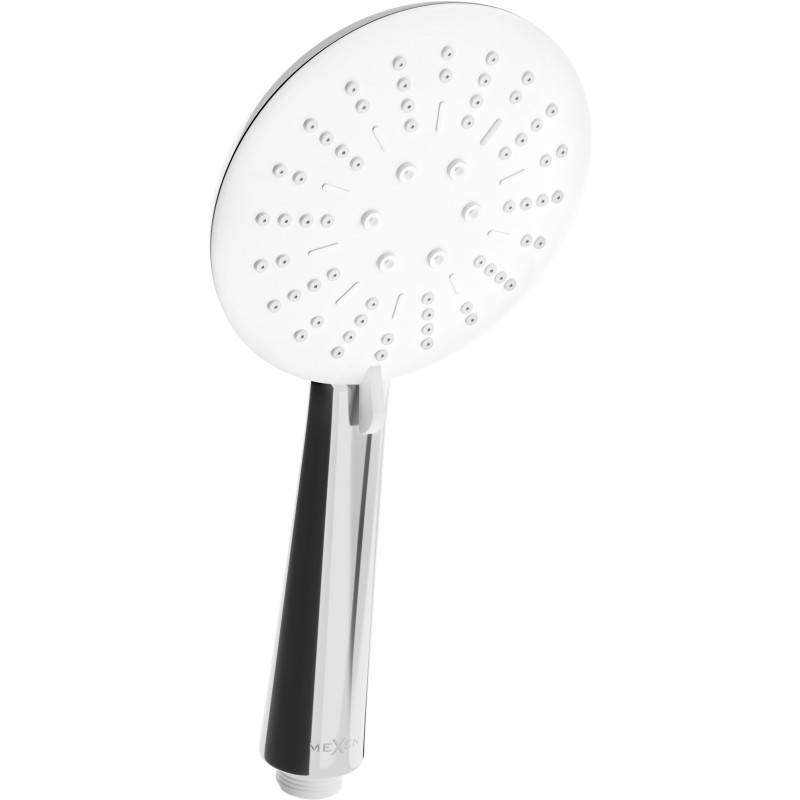 Mexen R-67 3-funktsiooniline dušiotsik, kroom/valge - 79567-00